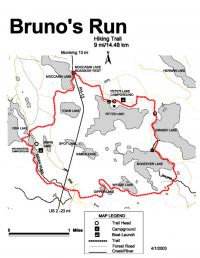 Bruno's Run Michigan Trail