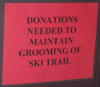Days River Pathway Donation Sign for Michigan Trails.